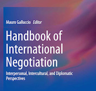 “Handbook of International Negotiation” out now