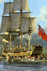 The mutiny on the bounty